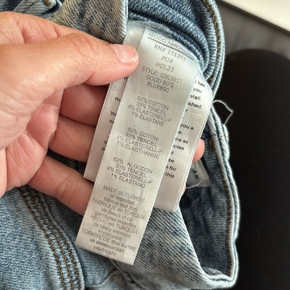 Good American Classic Blue Denim Jeans size 10/30 Good 90s - Picture 8 of 8